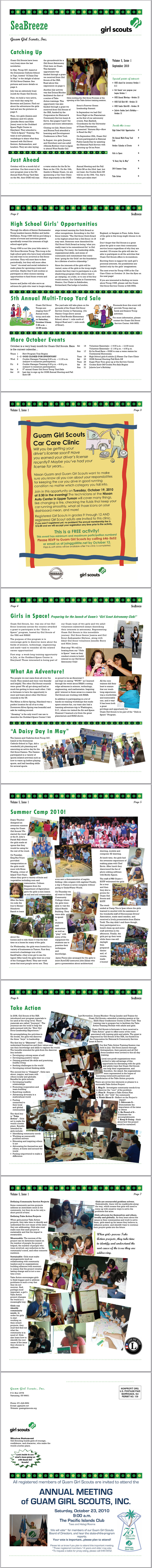 September 2010 Newsletter